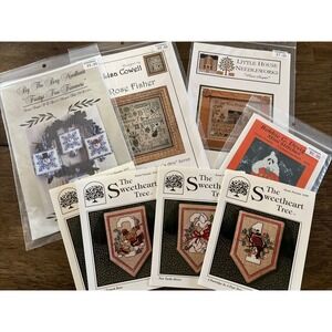 Cross Stitch Patterns Lot Of 5 Brand New In Packages